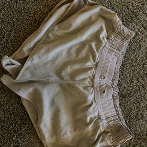 Polka dot lululemon shorts